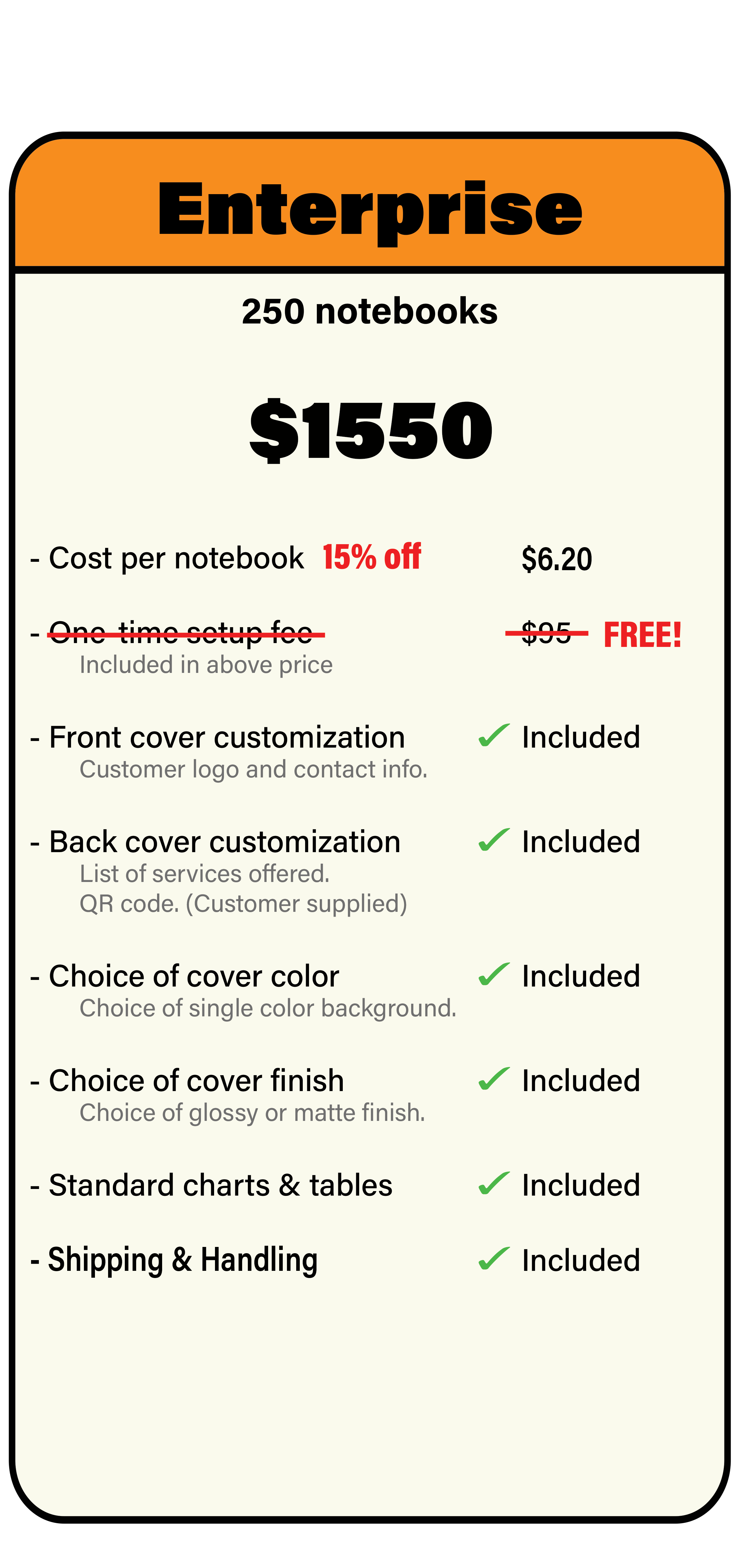 Custom Branded Pocket Books - Promotional Item for Machine Shops & Industrial Vendors