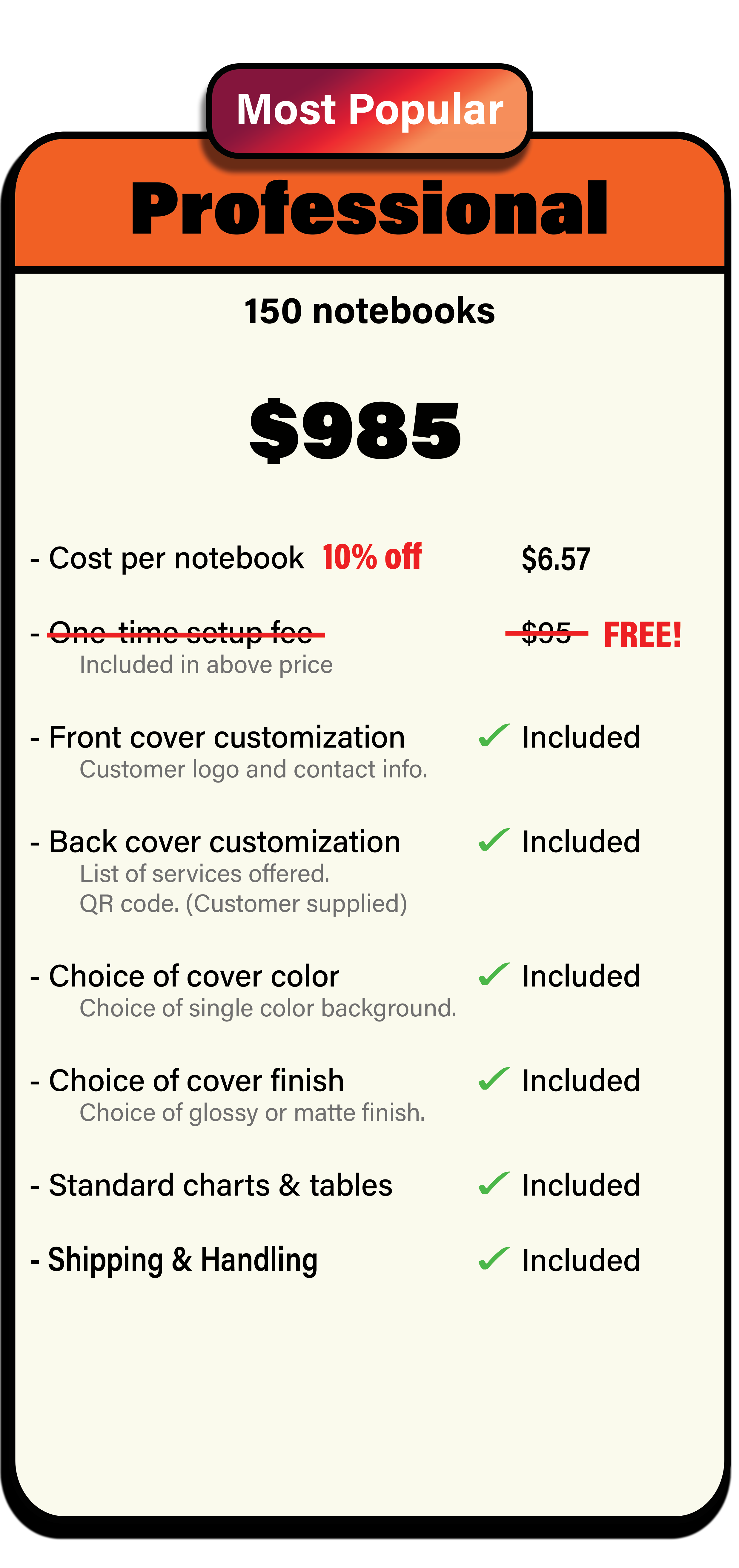 Custom Branded Pocket Books - Promotional Item for Machine Shops & Industrial Vendors